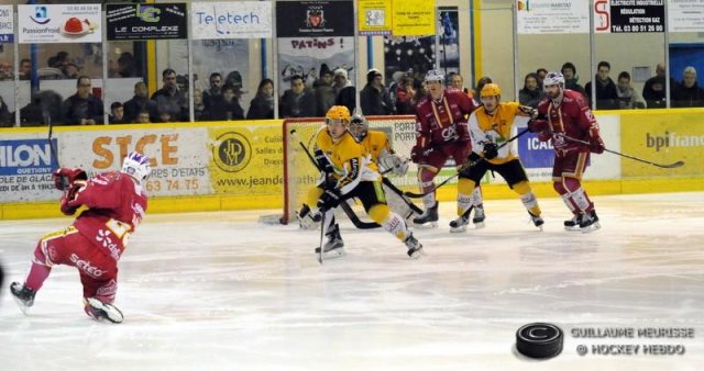 Photo hockey match Dijon  - Strasbourg  le 27/12/2015