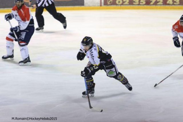 Photo hockey match Rouen - Angers  le 27/12/2015