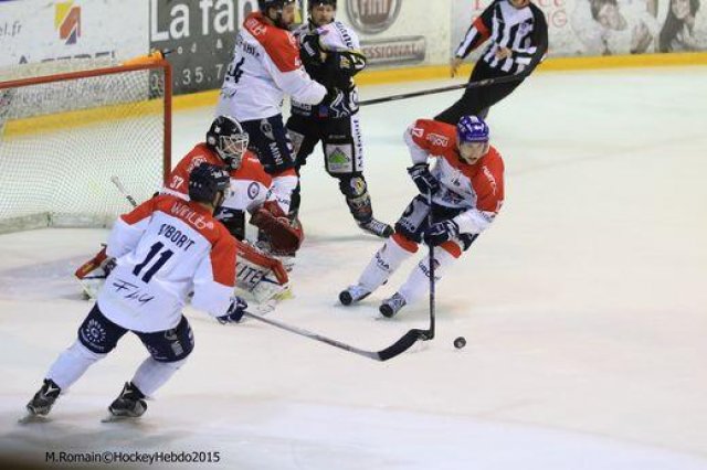 Photo hockey match Rouen - Angers  le 27/12/2015