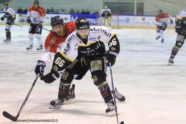Photo hockey match Rouen - Angers  le 27/12/2015