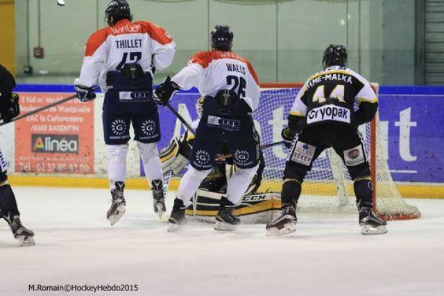 Photo hockey match Rouen - Angers  le 27/12/2015