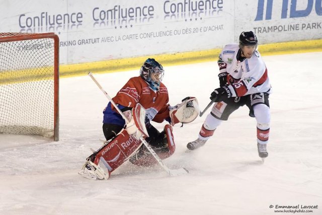 Photo hockey match Lyon - Briançon  le 27/12/2015