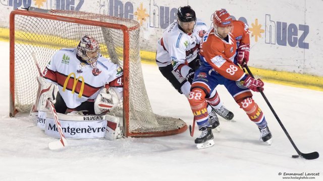 Photo hockey match Lyon - Briançon  le 27/12/2015