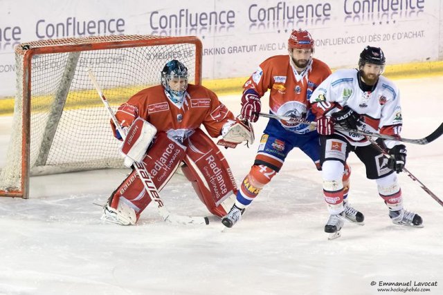 Photo hockey match Lyon - Briançon  le 27/12/2015