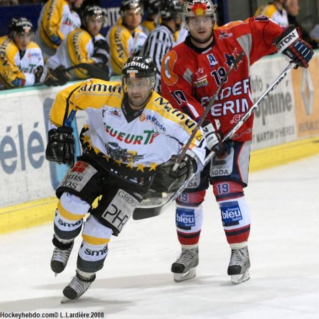 Photo hockey match Grenoble  - Rouen le 20/01/2009