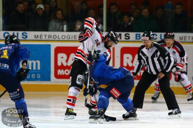 Photo hockey match Chamonix  - Bordeaux le 30/12/2015