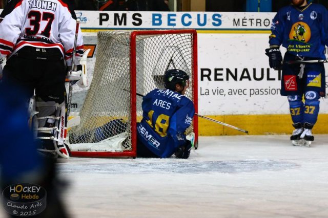 Photo hockey match Chamonix  - Bordeaux le 30/12/2015