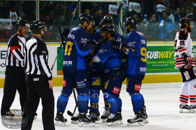 Photo hockey match Chamonix  - Bordeaux le 30/12/2015