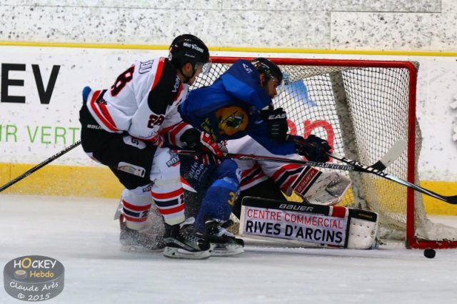 Photo hockey match Chamonix  - Bordeaux le 30/12/2015