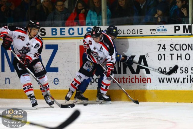 Photo hockey match Chamonix  - Bordeaux le 30/12/2015