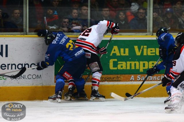 Photo hockey match Chamonix  - Bordeaux le 30/12/2015