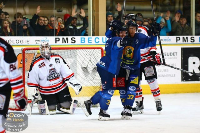 Photo hockey match Chamonix  - Bordeaux le 30/12/2015