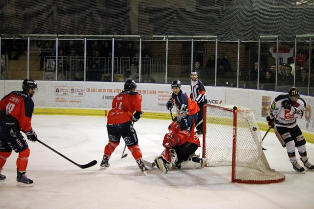 Photo hockey match Angers  - Amiens  le 30/12/2015