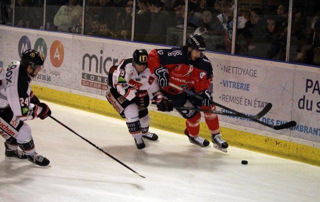 Photo hockey match Angers  - Amiens  le 30/12/2015