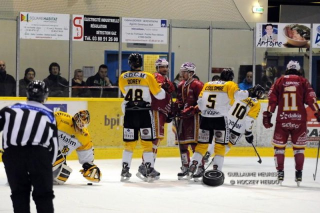 Photo hockey match Dijon  - Rouen le 30/12/2015