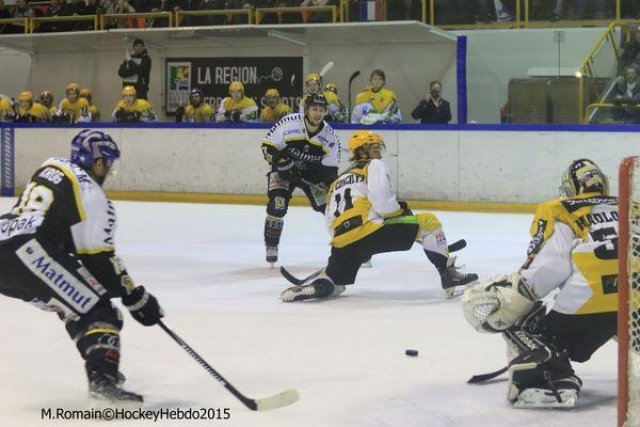 Photo hockey match Rouen - Strasbourg  le 05/01/2016