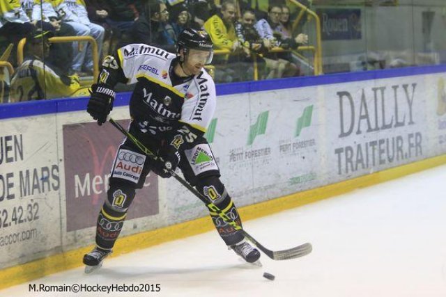 Photo hockey match Rouen - Strasbourg  le 05/01/2016