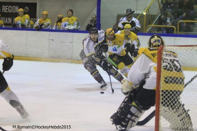 Photo hockey match Rouen - Strasbourg  le 05/01/2016