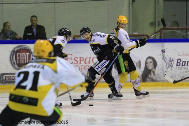 Photo hockey match Rouen - Strasbourg  le 05/01/2016
