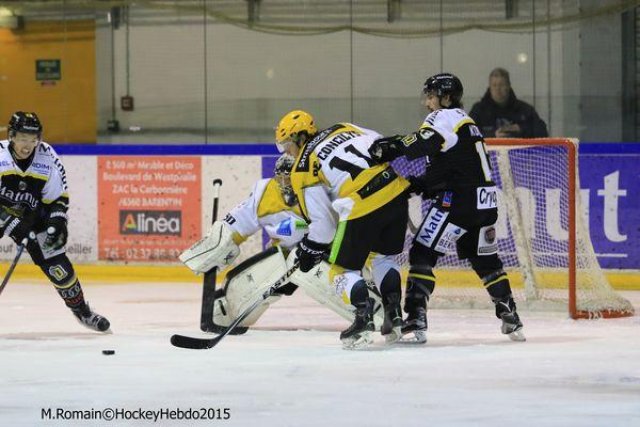 Photo hockey match Rouen - Strasbourg  le 05/01/2016