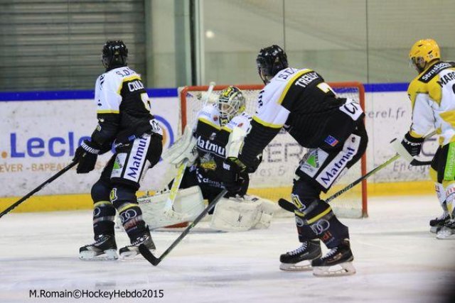 Photo hockey match Rouen - Strasbourg  le 05/01/2016