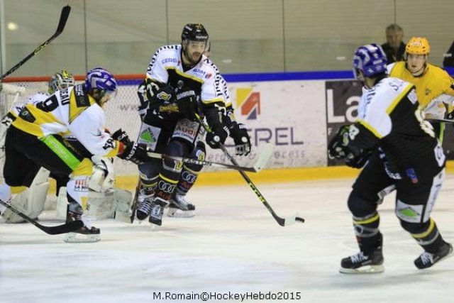 Photo hockey match Rouen - Strasbourg  le 05/01/2016