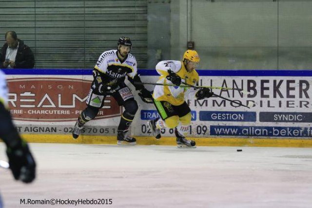 Photo hockey match Rouen - Strasbourg  le 05/01/2016