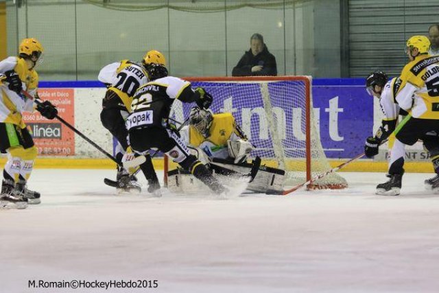 Photo hockey match Rouen - Strasbourg  le 05/01/2016