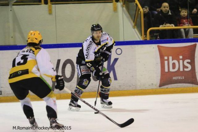 Photo hockey match Rouen - Strasbourg  le 05/01/2016