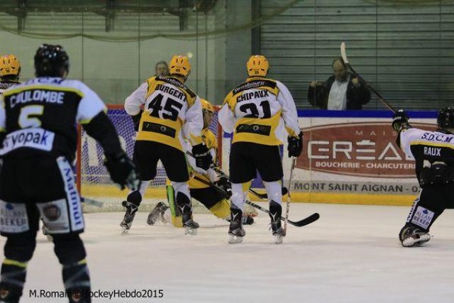 Photo hockey match Rouen - Strasbourg  le 05/01/2016