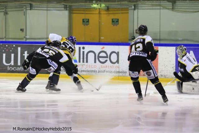 Photo hockey match Rouen - Strasbourg  le 05/01/2016