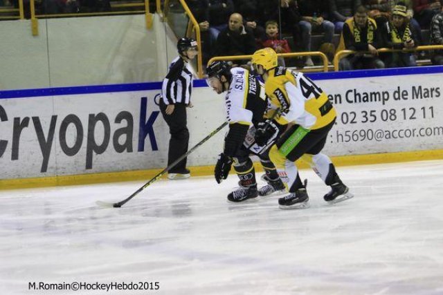 Photo hockey match Rouen - Strasbourg  le 05/01/2016