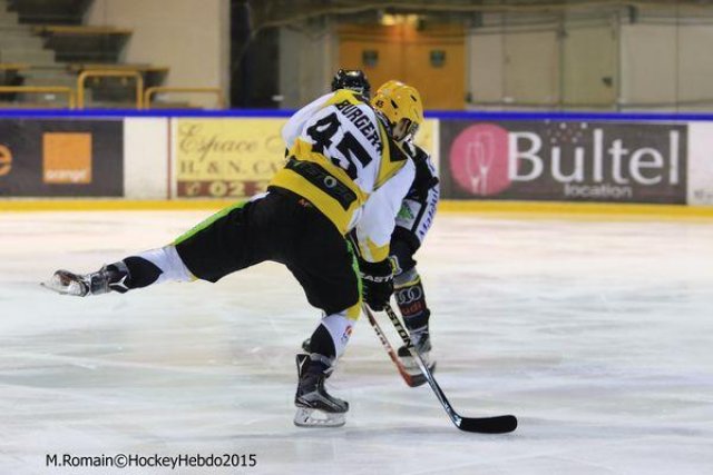 Photo hockey match Rouen - Strasbourg  le 05/01/2016
