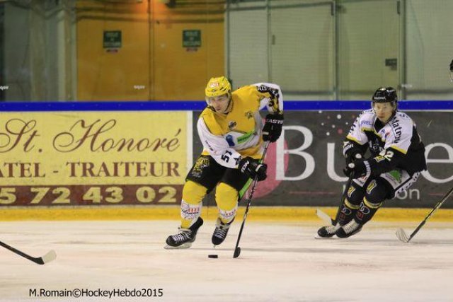 Photo hockey match Rouen - Strasbourg  le 05/01/2016