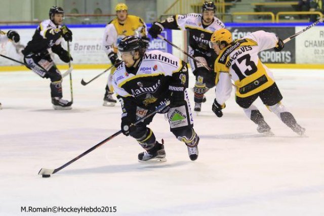 Photo hockey match Rouen - Strasbourg  le 05/01/2016