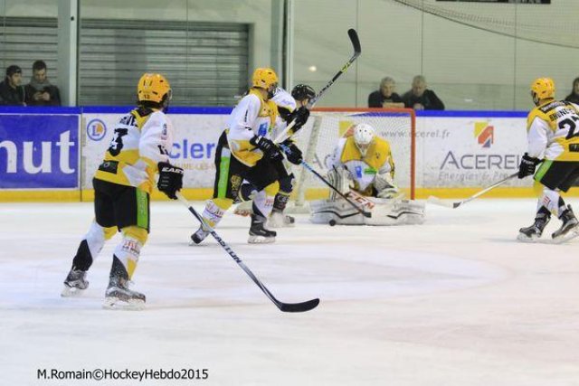 Photo hockey match Rouen - Strasbourg  le 05/01/2016