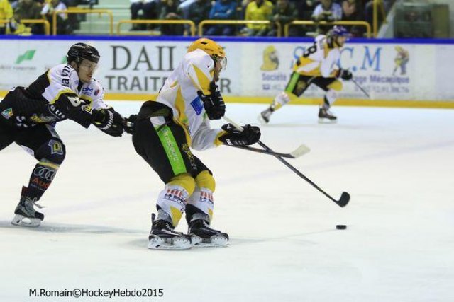 Photo hockey match Rouen - Strasbourg  le 05/01/2016