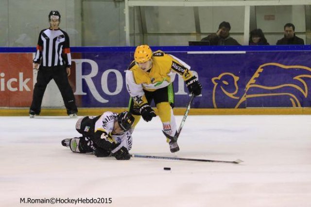 Photo hockey match Rouen - Strasbourg  le 05/01/2016