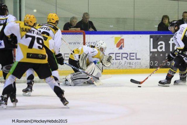 Photo hockey match Rouen - Strasbourg  le 05/01/2016