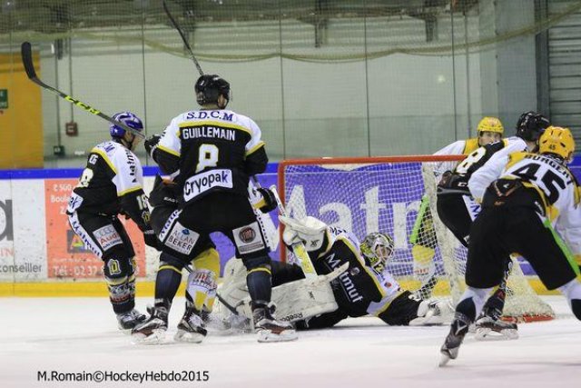 Photo hockey match Rouen - Strasbourg  le 05/01/2016