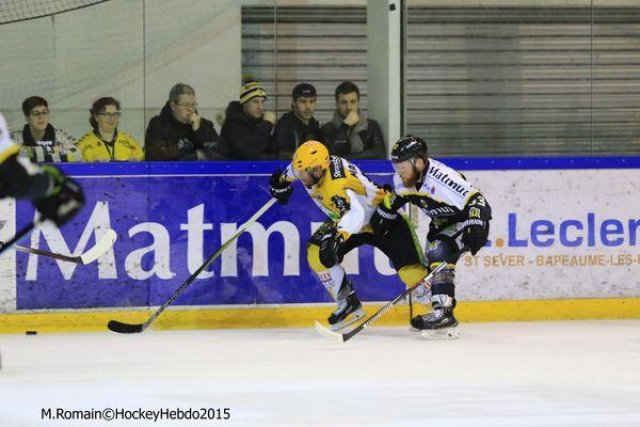 Photo hockey match Rouen - Strasbourg  le 05/01/2016