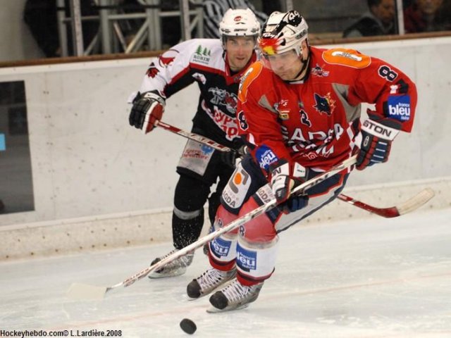 Photo hockey match Briançon  - Grenoble  le 30/12/2008