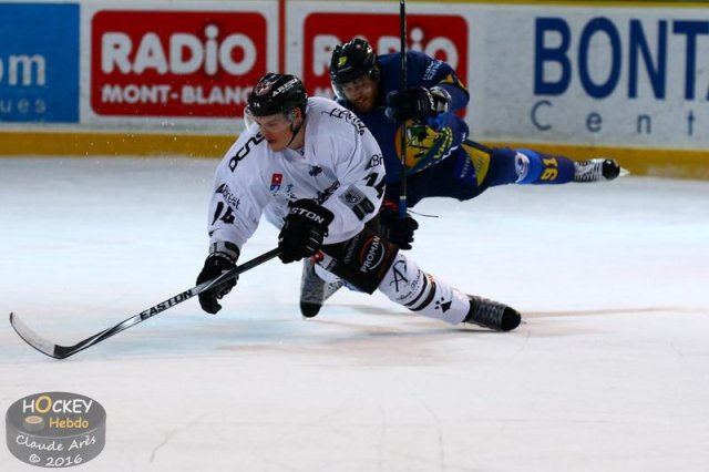 Photo hockey match Chamonix  - Brest  le 06/01/2016
