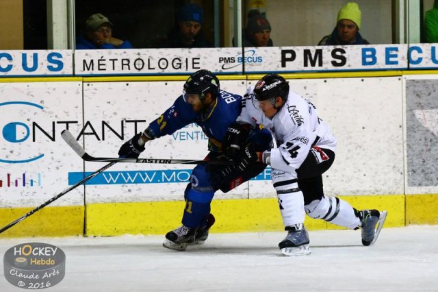 Photo hockey match Chamonix  - Brest  le 06/01/2016