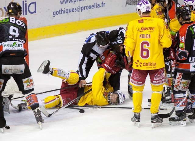 Photo hockey match Amiens  - Dijon  le 06/01/2016