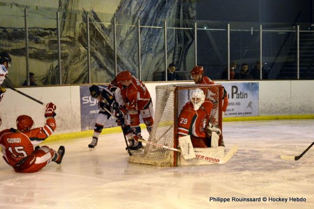Photo hockey match Courbevoie  - Mulhouse le 09/01/2016