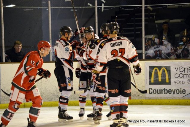 Photo hockey match Courbevoie  - Mulhouse le 09/01/2016
