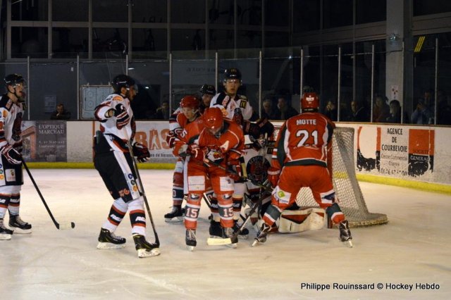 Photo hockey match Courbevoie  - Mulhouse le 09/01/2016