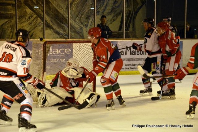 Photo hockey match Courbevoie  - Mulhouse le 09/01/2016
