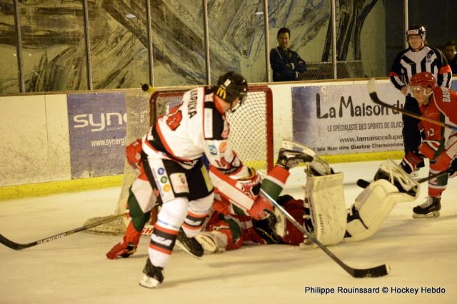 Photo hockey match Courbevoie  - Mulhouse le 09/01/2016